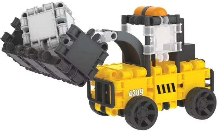 Clics. Klocki edukacyjno-konstrukcyjne 5w1. Maszyny budowlane - tantis.pl