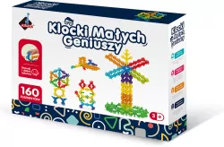 Klocki małych geniuszy kwiatki kulki 160el