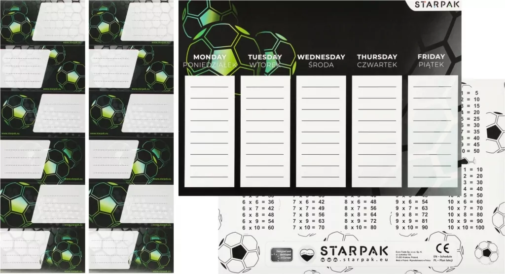 PLAN LEKCJI A5 NAKLEJ NA ZESZ FOOTBALL STK 1/24 - tantis.pl