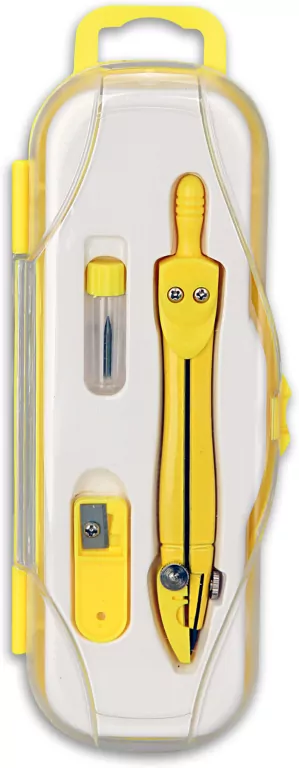 Cyrkiel szkolny PC-101 żółty PENMATE - tantis.pl
