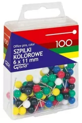 Szpilki kolorowe 6 x 11 mm