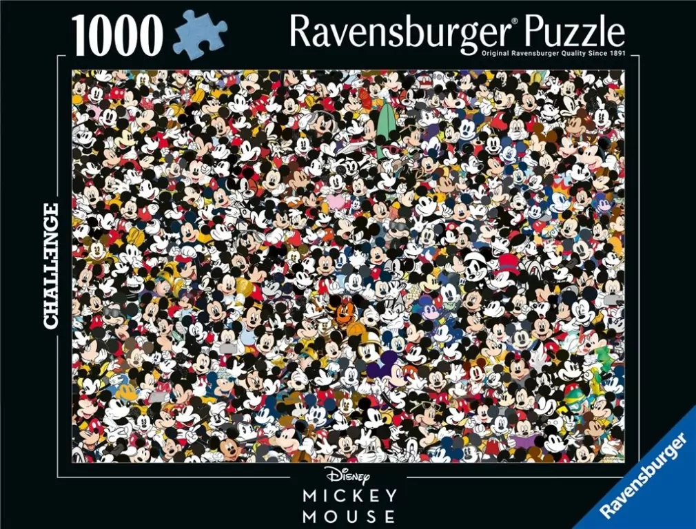 Puzzle 1000. Challenge. Myszka Miki - tantis.pl