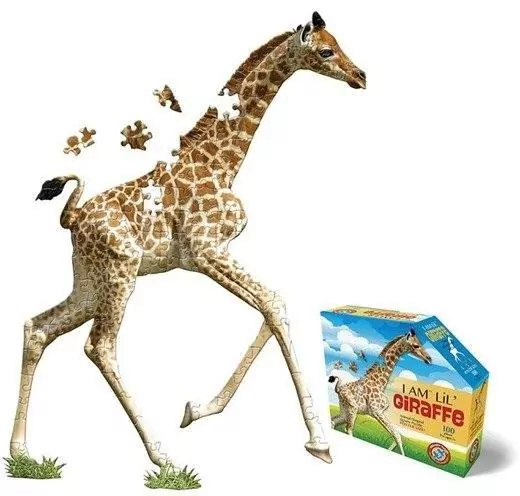 Puzzle konturowe 100. I am Lil Żyrafa - tantis.pl