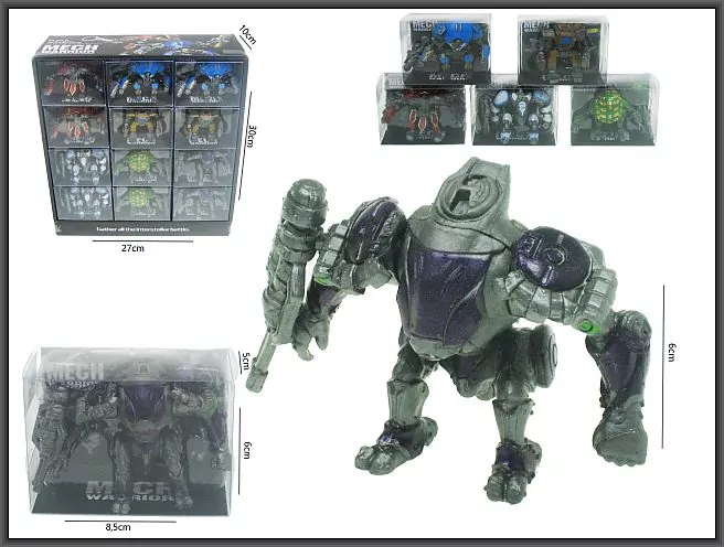 Figurka robot 6 cm, mix - tantis.pl