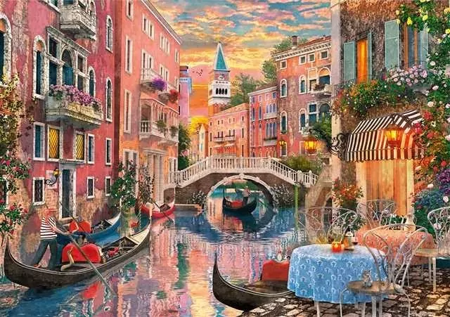 Puzzle 6000. High Quality Collection. Wieczorny zachód słońca w Wenecji. 36524 - tantis.pl