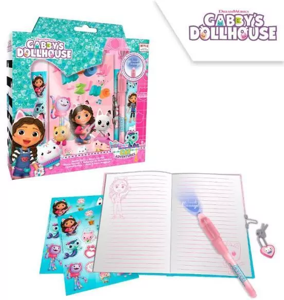 Pamiętnik z magicznym długopisem Gabby's Dollhouse - tantis.pl