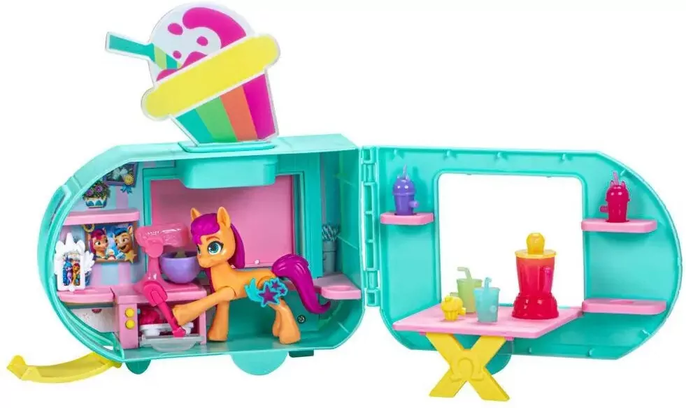 MY LITTLE PONY Sunny Starscout i ciężarówka ze Smoothie, pojazd z figurką - tantis.pl