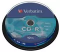 PLYTA CD-R 700MB VERBATIM X52 CAKE PUD OP10SZT - tantis.pl