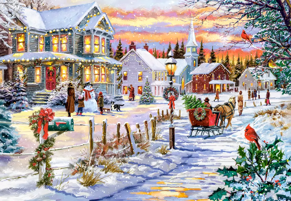 Puzzle 1000. Christmas Tree is Coming - tantis.pl