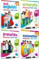 Pakiet: Język angielski/ Ortografia/ Gramatyka/ Matematyka. Karty pracy w szkole i w domu - tantis.pl