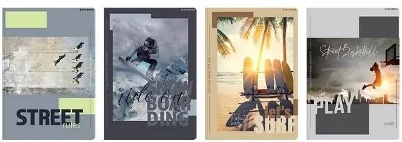 Brulion A5/96K kratka Poster (5szt) TOP2000 - tantis.pl