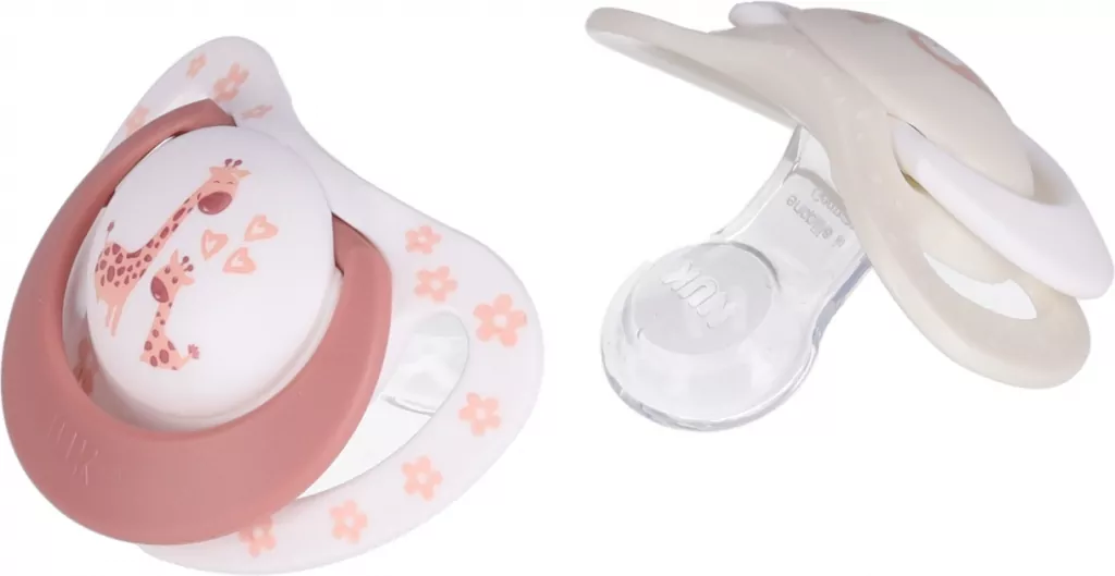 NUK. First Choice. Smoczki. 0-6 miesięcy. Pingwin. Żyrafa. 2 sztuki - tantis.pl