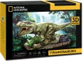 Puzzle 3D. T-Rex National Geographic - tantis.pl