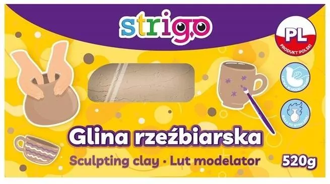 Glina rzeźbiarska naturalna 520g - tantis.pl