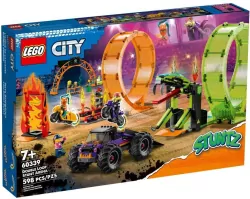 LEGO® City Stunt. Kaskaderska arena z dwoma pętlami. 60339