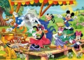 Clementoni. Puzzle 2x60. Super Kolor Mickey and friends - tantis.pl