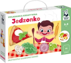 Jedzonko. Układanka kreatywna. Kapitan Nauka
