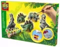 Zestaw do wykonywania odlewów gipsowych. Dinozaury - tantis.pl