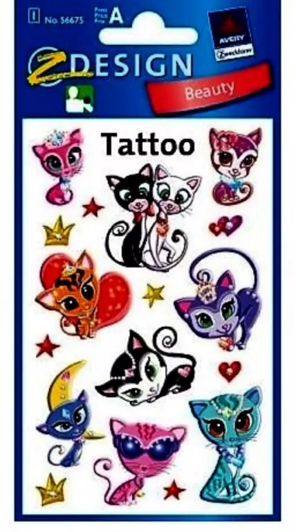 Tatuaże z Design Kids. Kotki - tantis.pl