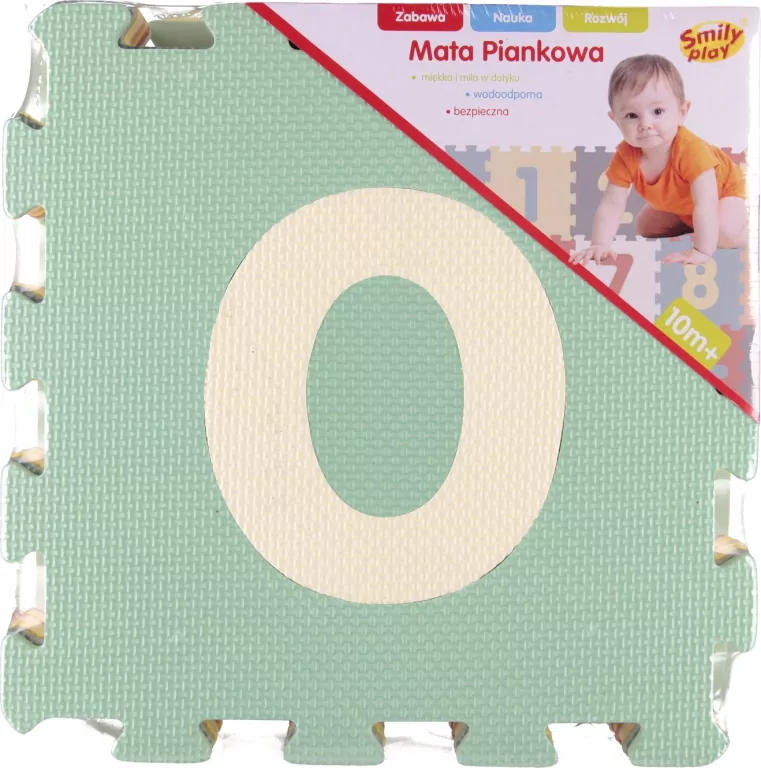 Mata piankowa pastelowa Cyfry - tantis.pl