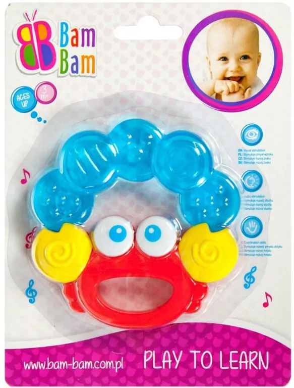 Gryzak dla dzieci krab BAM BAM - tantis.pl