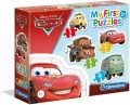 Auta. Cars. Moje Pierwsze. Puzzle 4w1 - tantis.pl