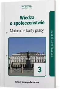 Wiedza o Społeczeństwie 3. Maturalne karty pracy. Zakres rozszerzony. Szkoły ponadpodstawowe - tantis.pl
