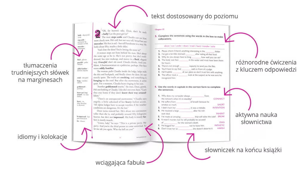 No Place to Go / W potrzasku. Angielski. Kryminał z ćwiczeniami - tantis.pl