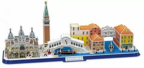 Puzzle 3D. Cityline. Wenecja. 126 elementów - tantis.pl