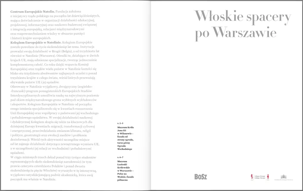 Włoskie spacery po Warszawie - tantis.pl