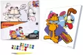 Malowanie po numerach 30x30cm Garfield - tantis.pl