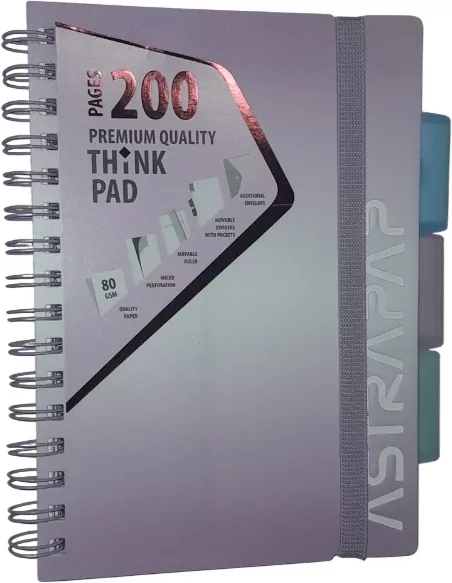 Kołozeszyt A5 PP 200k.kratka Ombre Pastel Line 1szt.mix - tantis.pl