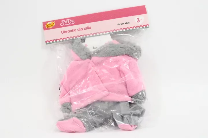 Ubranko dla lalki 32cm. Różowo-szare. Smily Play - tantis.pl