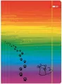 Teczka z gumką A4 Miaow tęcza HAPPY COLOR - tantis.pl