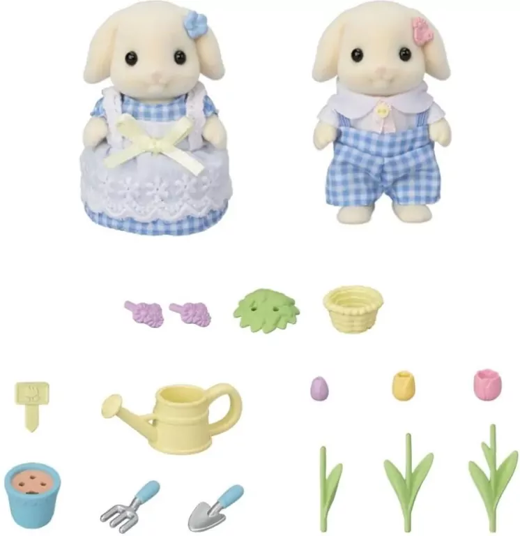 Sylvanian Families Kwiatowy zestaw z figurkami Flora Rabbit 5736 - tantis.pl
