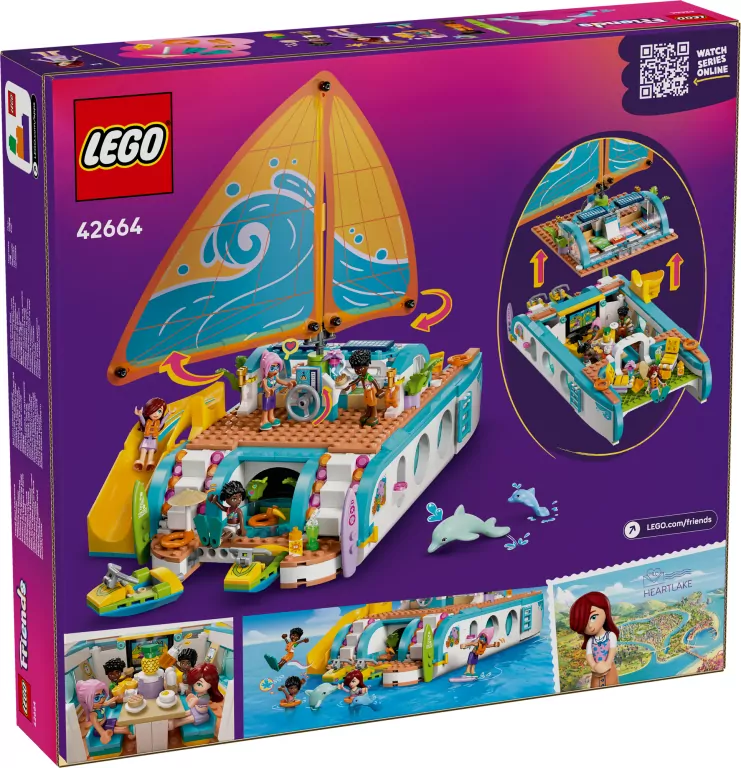 LEGO® Friends. Przygoda na łodzi 42664 - tantis.pl