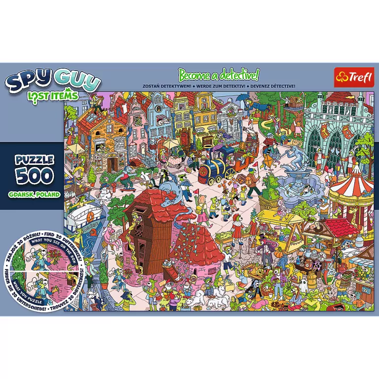 Puzzle 500. Spy Guy. Gdańsk. 37479 - tantis.pl
