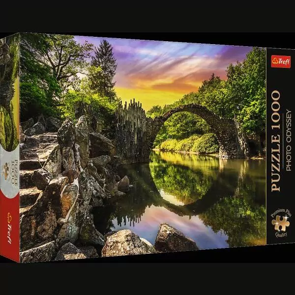 Trefl. Puzzle 1000. Most Rakotza w Kromlau, Niemcy - tantis.pl