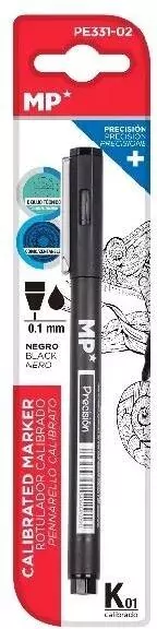 Marker precyzyjny kaligraficzny 0,1mm czarny - tantis.pl