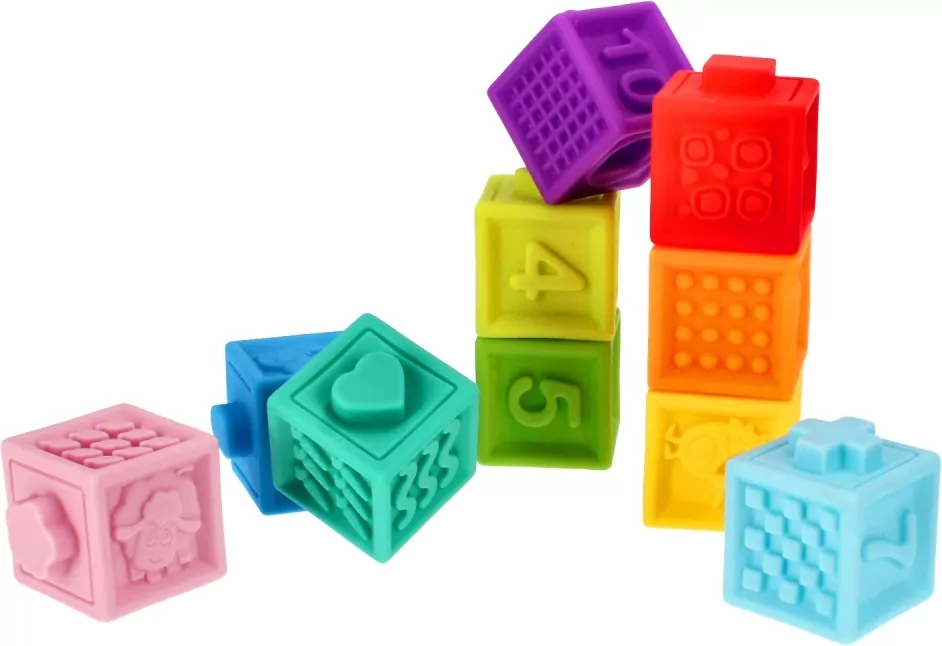 Gumowe klocki 10 sztuk - tantis.pl