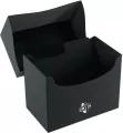 Pudełko Leżące Plastikowe na 80+ kart Czarne - tantis.pl
