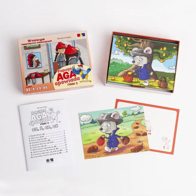 Papuga Aga opowiada. Część 3. Historyjki obrazkowe - tantis.pl