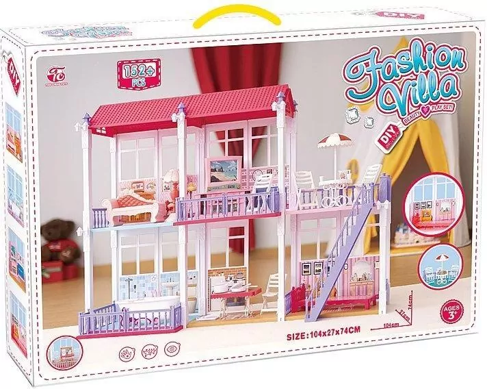 Domek dla lalek z meblami - tantis.pl