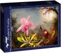 Puzzle 1000. Orchidea i trzy kolibry, Heade 1871 - tantis.pl