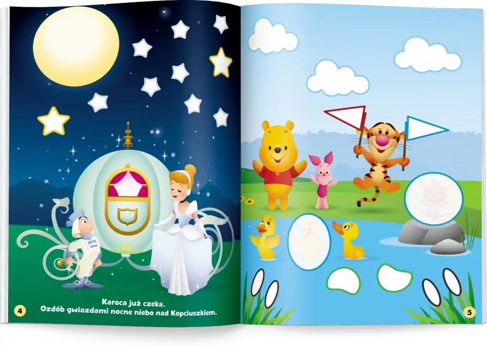 Kształty. Uczę się i naklejam. Disney Maluch - tantis.pl