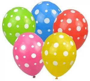 ARPEX. Balony nadruk kropki 28cm - tantis.pl