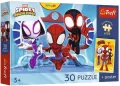 Puzzle 30 Spidey w akcji + plakat TREFL - tantis.pl