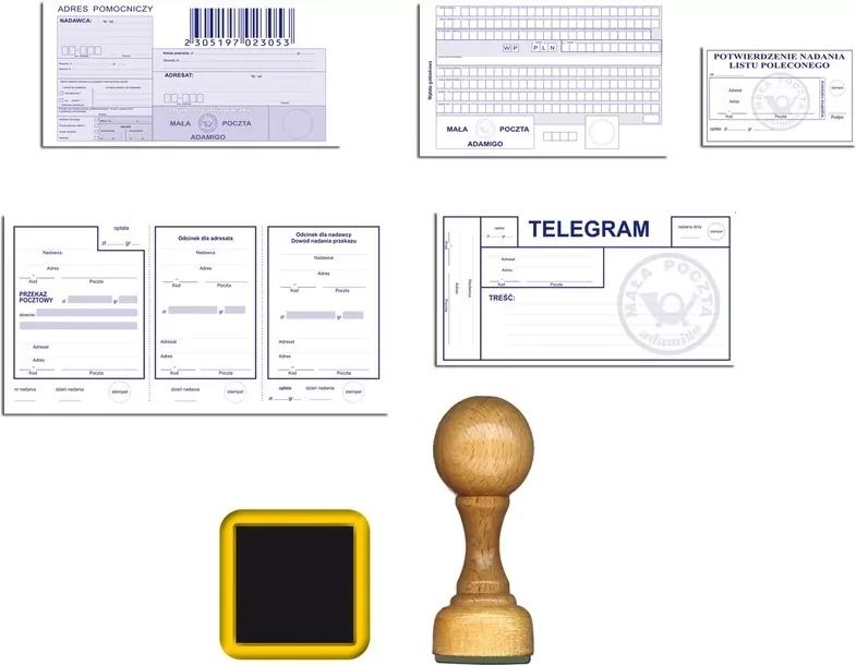 Poczta. Zestaw do zabaw kreatywnych - tantis.pl