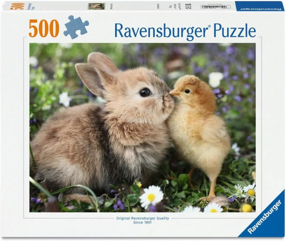 Puzzle 500 Rabbit and chick - tantis.pl