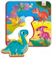 Piankowe puzzle magnetyczne. Dinozaury - tantis.pl